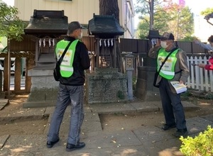 写真：ウォークラリーの様子