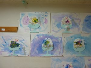 写真：2歳児クラスが作ったかき氷