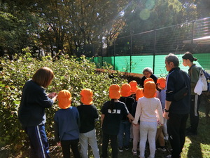 説明を聞く子どもたち