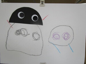 子どもが描いたテントウムシ