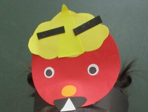 1歳児クラスの作った鬼