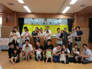 くまクラブ、うさぎクラブの集合写真