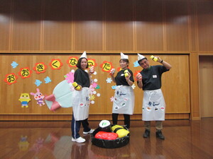 おおきくなったね！おいわい会の様子