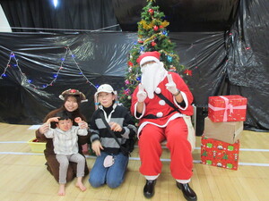 サンタさんとの写真