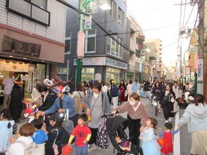 ハロウィンパレードの様子