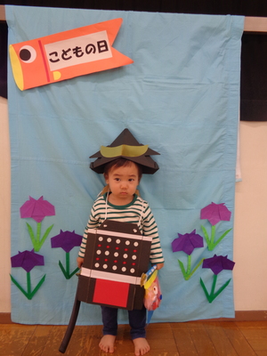 こいのぼり制作写真1