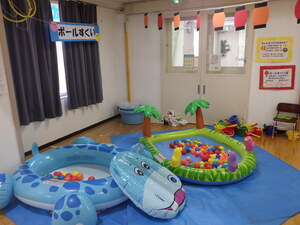 ボールすくいのコーナーの写真
