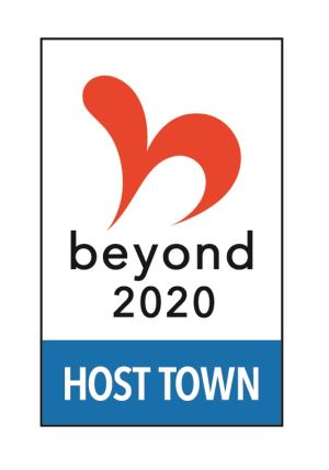 ロゴ:beyound2020 HOST TOWN