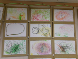 お絵描きをした作品の写真