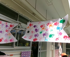 5歳児が作ったこいのぼり