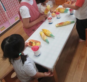 乳児　縁日ごっこ