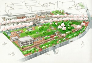 板橋区史跡公園（仮称）イメージパース