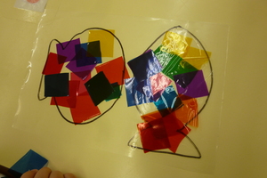 田植えをしている様子