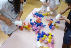 クレーンゲームの様子