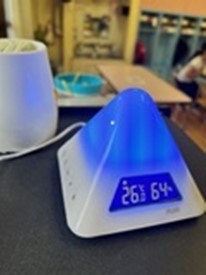 色の変化で分かる温湿度計