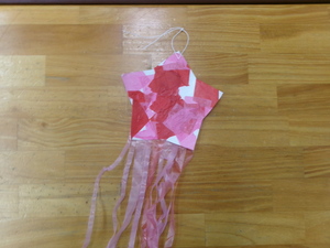 3歳児七夕飾りです。