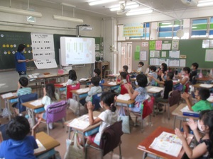 音楽の授業の様子