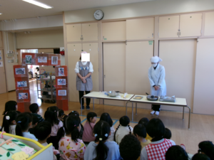 ポップコーン工場の様子