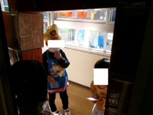 映画館への入り口の様子