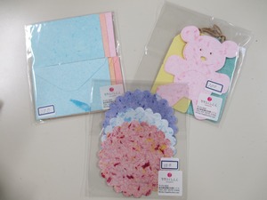 写真：紙すき製品