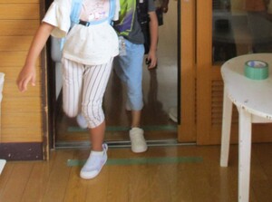 電車に乗る練習