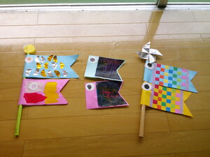 3・4・5歳児のこいのぼり製作