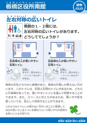 建物のUD 板橋区役所南館のパネル