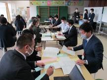 志六小　区教委訪問