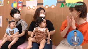 サムネイル：児童館利用者インタビューの様子