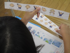 まとめに取り組む様子