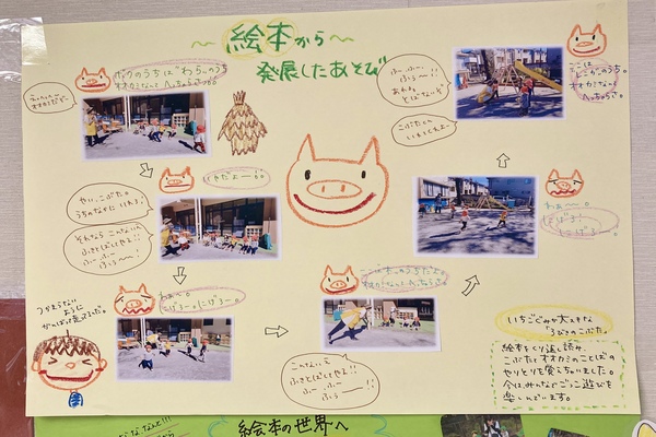 絵本から発展したあそび