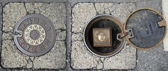 地籍図根多角点(ハンドホール)