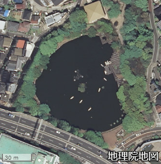 見次公園の空中写真