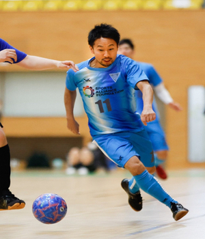 ロービジョンフットサル体験