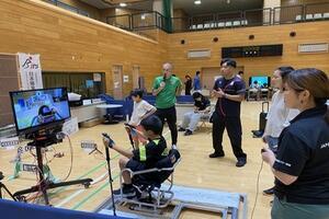 パラノルディックスキー体験ブース