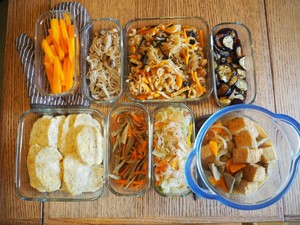 実際にドゥーラのサポートにおいて調理した料理の一例です。