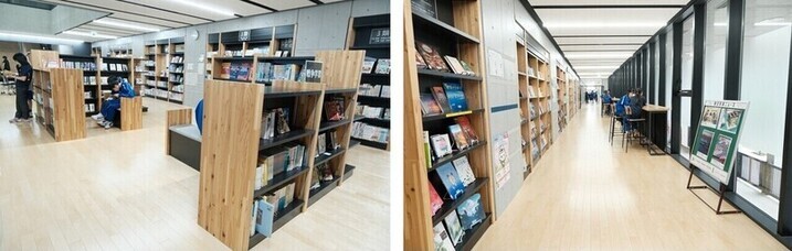 上板橋第二中学校の学校図書館の写真