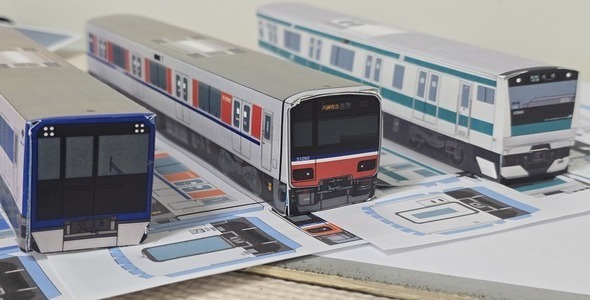 3社局ペーパークラフト