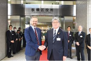イタリア・ボローニャ市長と板橋区 坂本区長