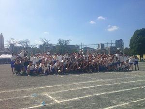 写真：記念撮影の様子