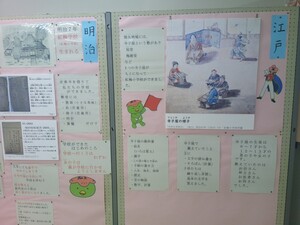 写真：歴史展示の様子