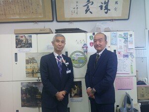 写真：太田校長と