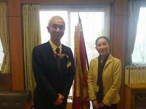 写真：堀内校長と