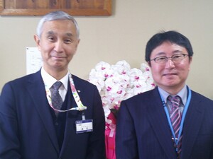 写真：宮澤校長と