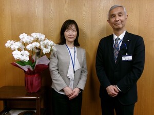 写真：川田校長と