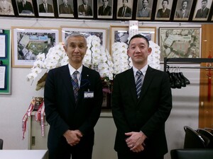 写真：福田校長と