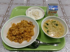写真：当日の給食