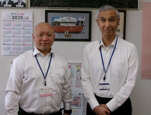 写真：前田校長と
