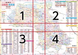 幼稚園・保育園マップ　4分割図