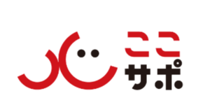 ロゴ：ここサポ